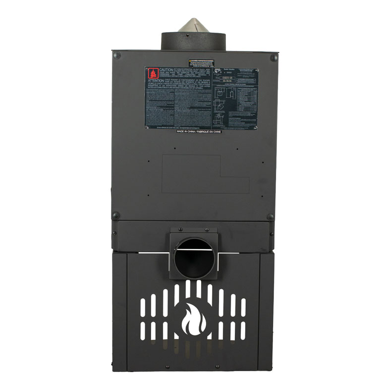 The backside of the Breckwell SW500, where you can see the name plate and model /serial number