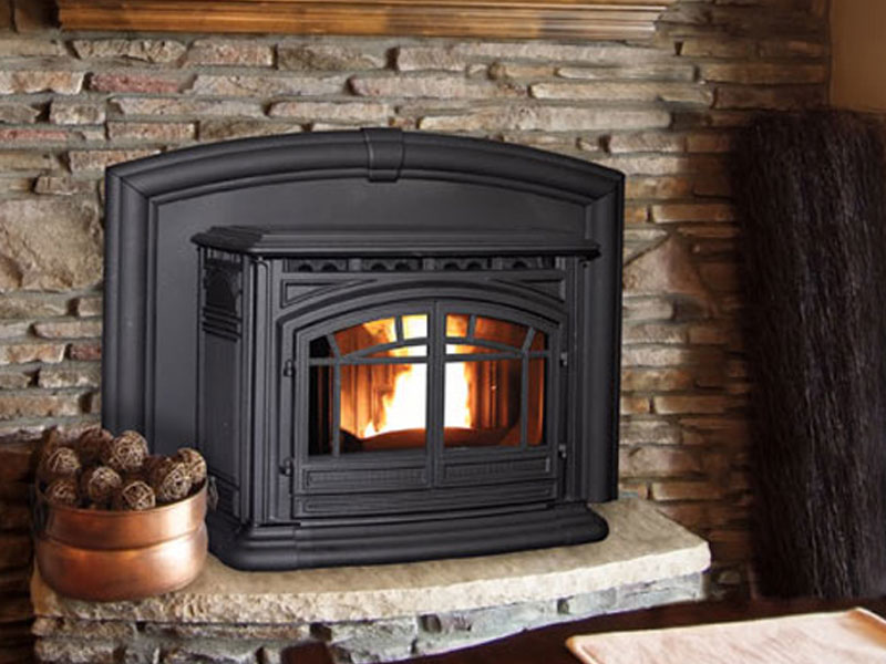Enviro M55 Cast Iron Pellet Fireplace Insert