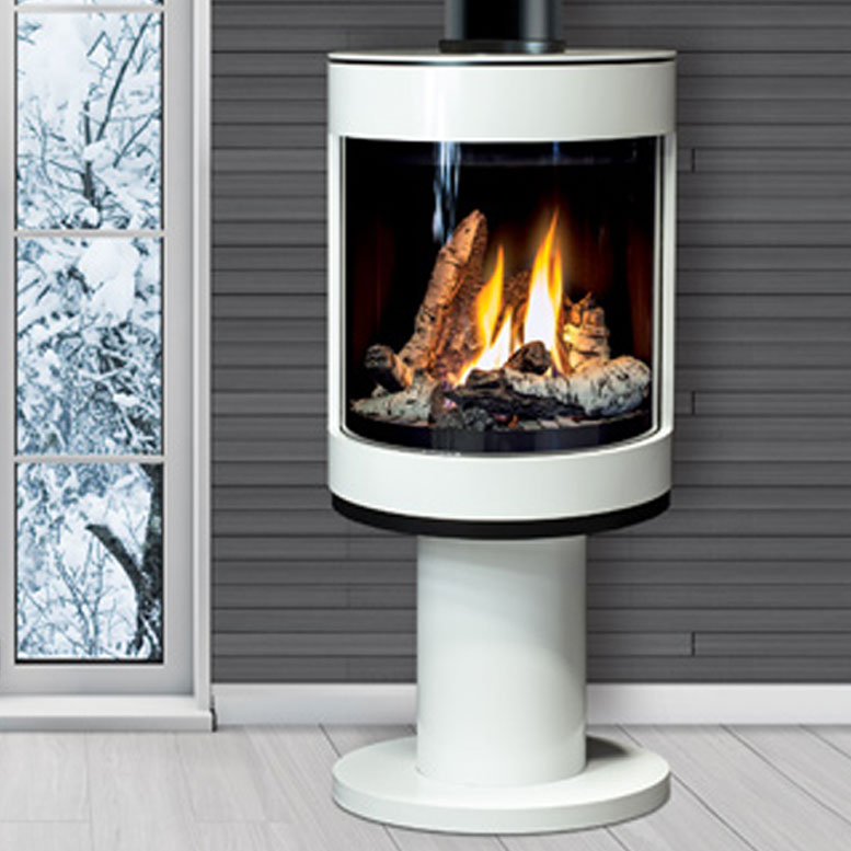 Available in multiple colors - slim line gas stove by Enviro