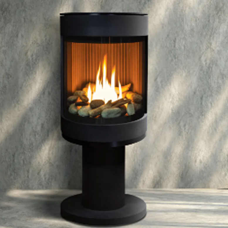 Enviro S50 Gas Stove in Black